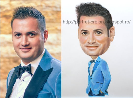 Portrete si caricaturi in creion